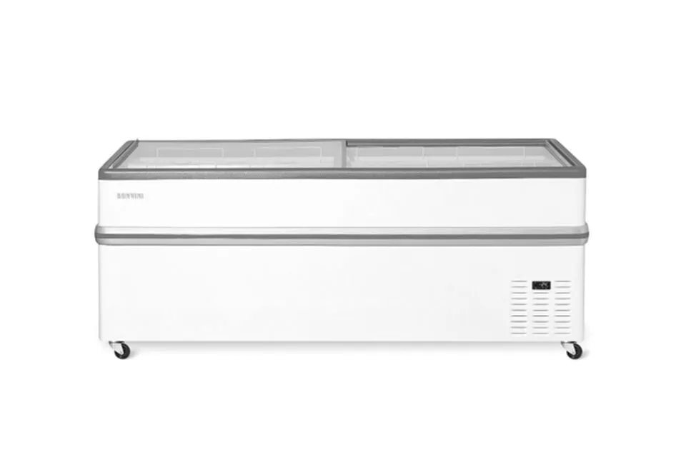 Ларь-бонета модель Bonvini BFL 2100 со съемными створками, серый