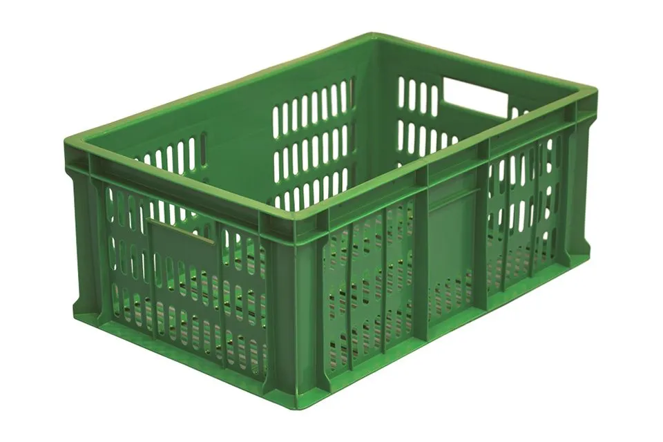 Ящик пластиковый Тара.ру Ящик 201 зеленый Ящик пластиковый Тара.ру Ящик 201 зеленый