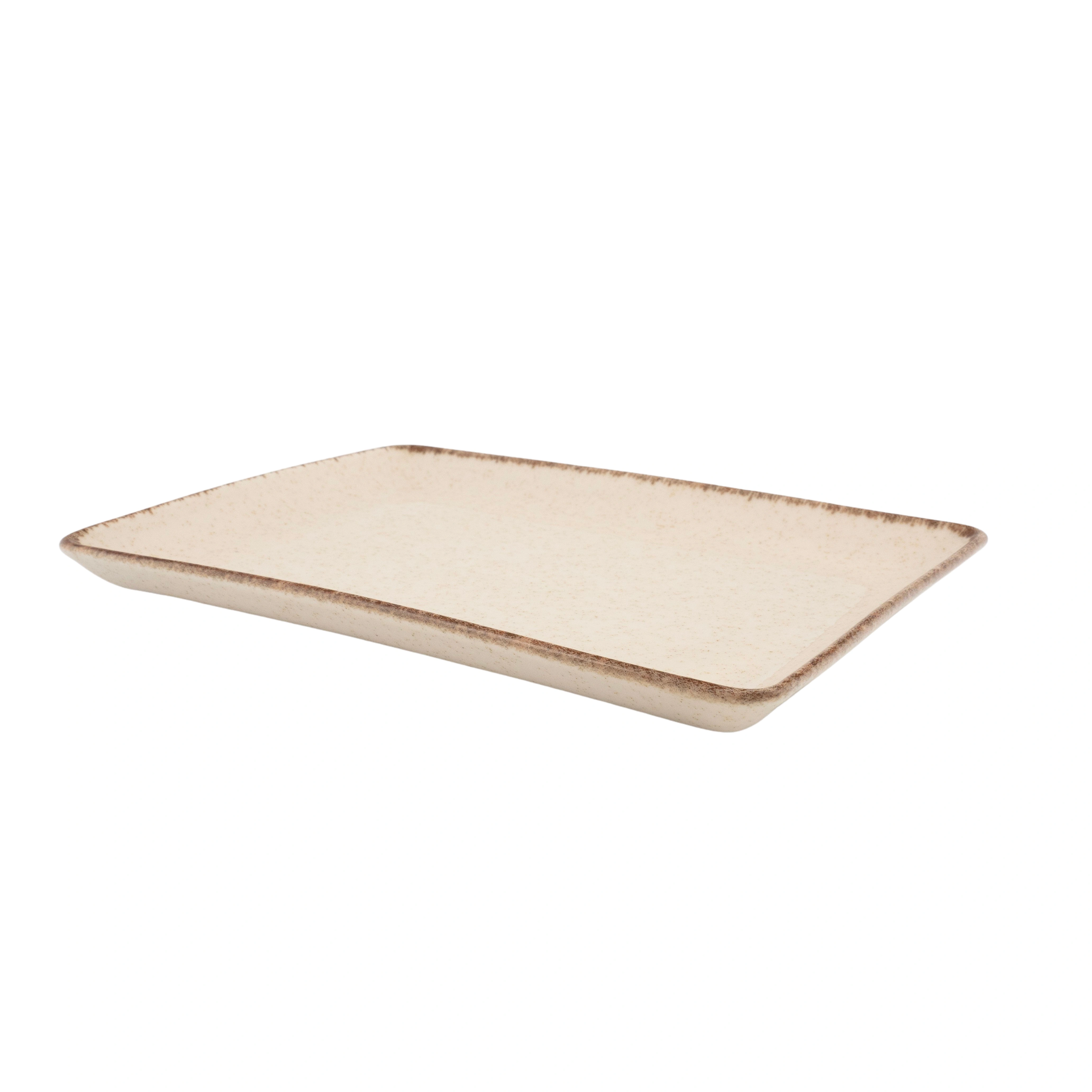 Тарелка Kutahya TAN30X22DU730P02, 30х22х2,3см бежевый Тарелка Kutahya TAN30X22DU730P02, 30х22х2,3см бежевый