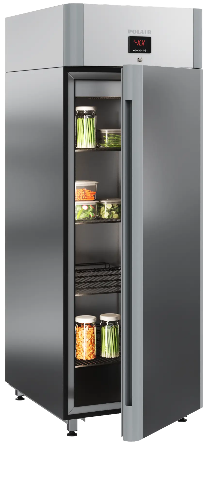 Шкаф универсальный Полаир CV107-G (ШХн-0,7) нерж.