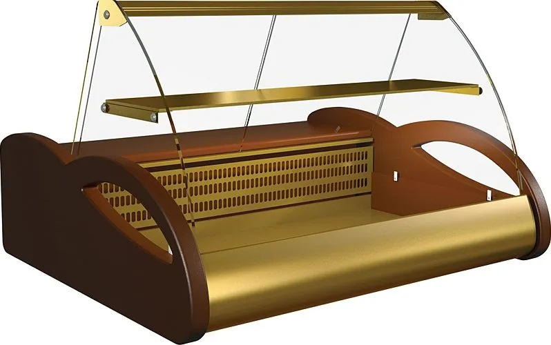 Витрина настольная Carboma ВХС-1,0 Арго (brown&gold)