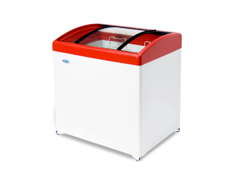 Ларь морозильный Снеж МЛГ 250 (красный)