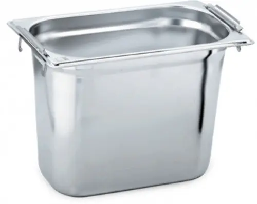 Гастроёмкость из нержавеющей стали Abat 1/4 мал. GN Н150 с ручк.