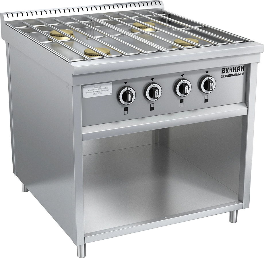 Плита Вулкан-Heidebrenner ПРГ-IIA-4M серия Standart 700, 82240, газовая