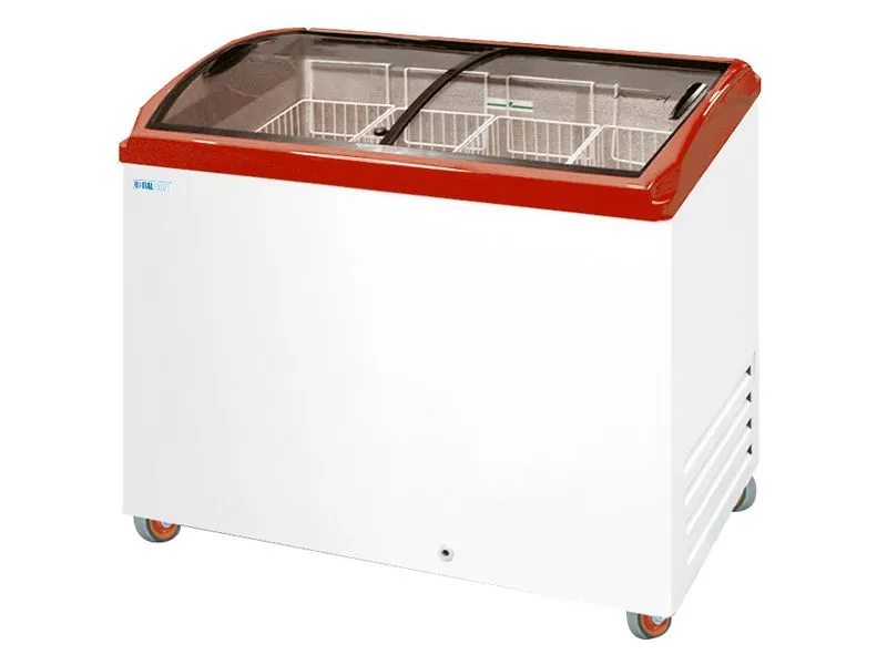 Ларь морозильный Italfrost СF 300 C (красный)