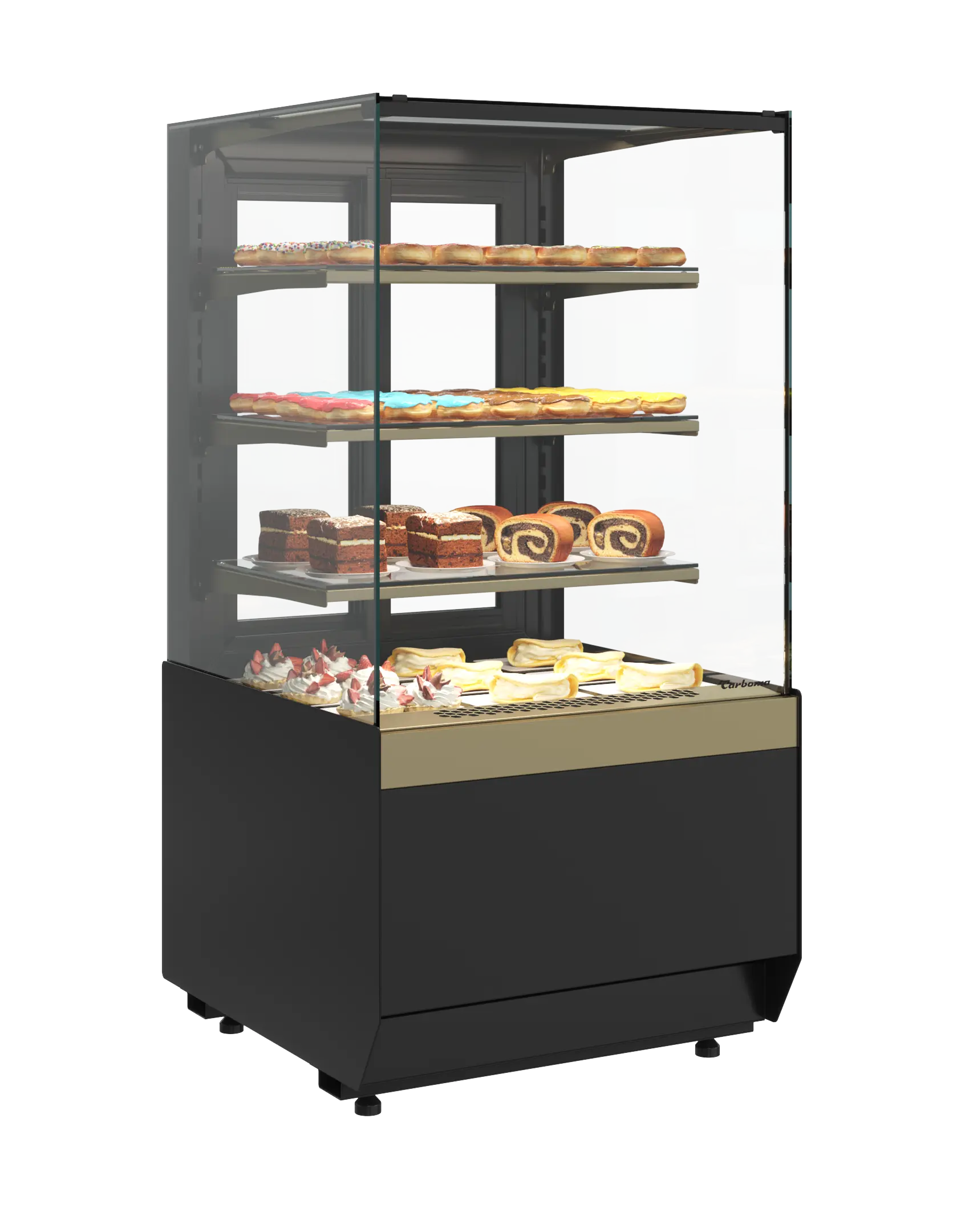 Витрина кондитерская Carboma KC70 VM 0,9-1 LIGHT (версия 2.0) (9005)