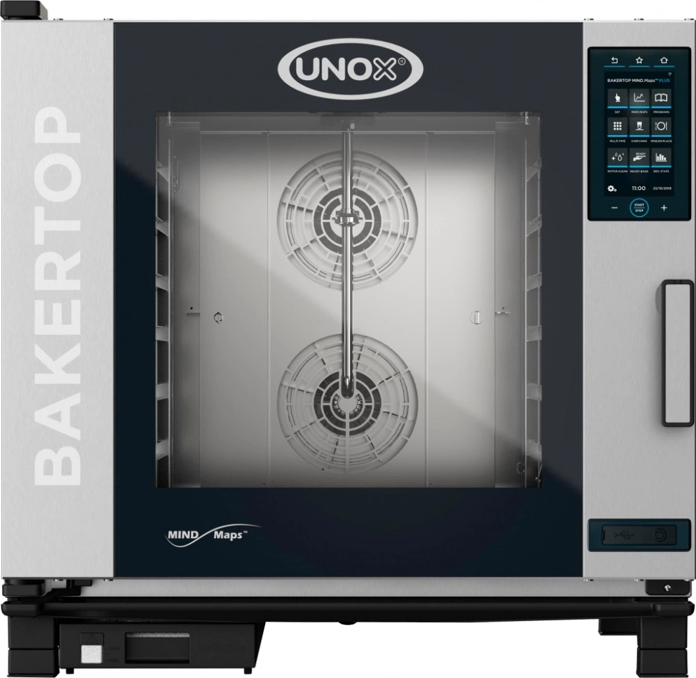 Пароконвектомат UNOX XEBC-06EU-EPLM-MP, электрический, с универсальными направляющими Пароконвектомат UNOX XEBC-06EU-EPLM-MP, электрический, с универсальными направляющими