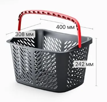 Корзина покупательская Reklime B20C.ECO.Черн.РЧ Корзина покупательская Reklime B20C.ECO.Черн.РЧ