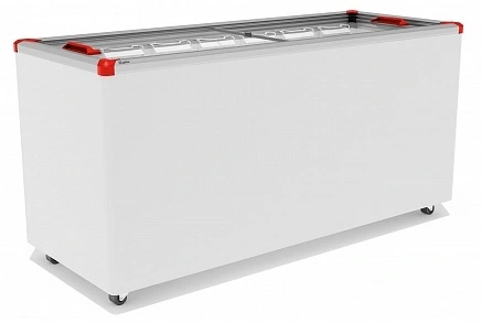 Ларь морозильный GELLAR FG 600 C красный v25