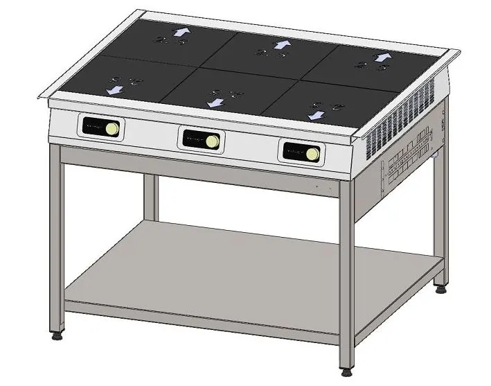 Плита электр. индукционная ПЭИ-6 (островная)
