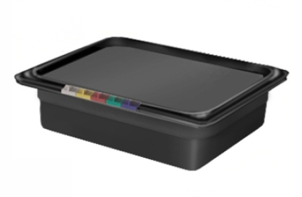 Гастроемкость из пластика Рестола 422107413, 1/2 h 65 мм, черная