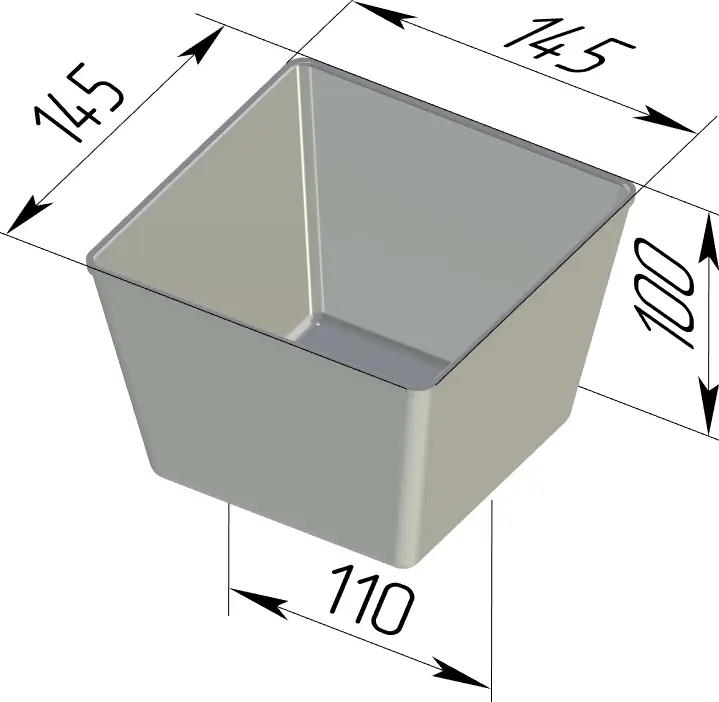 Кондитерская форма Спика Форма 145х145х100 Кондитерская форма Спика Форма 145х145х100