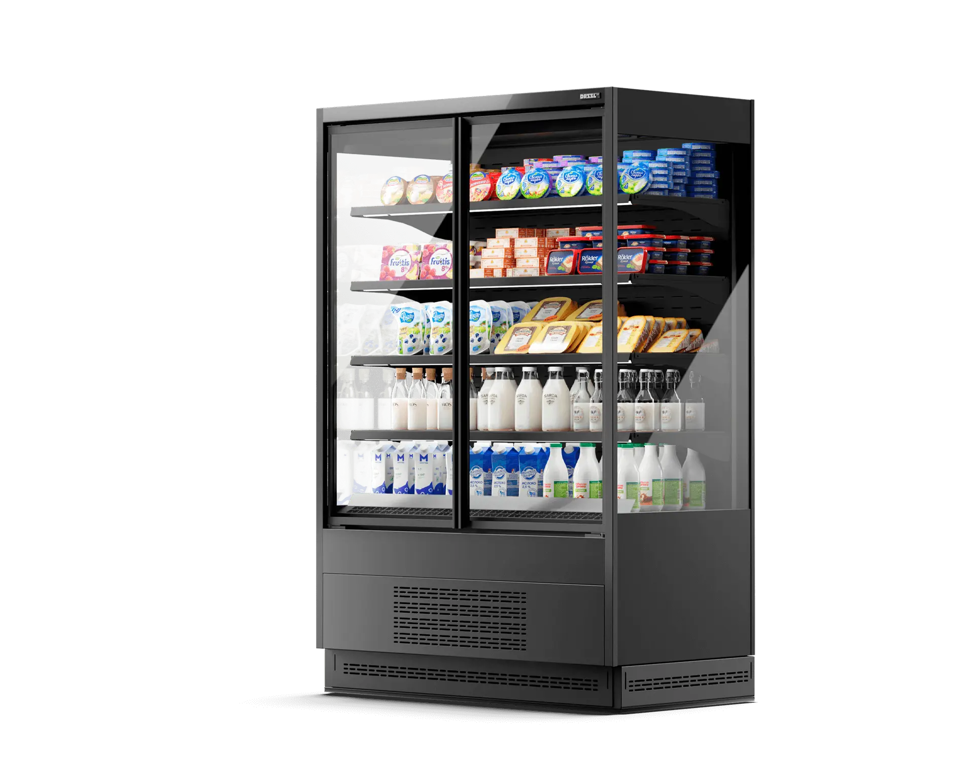 Витрина холодильная Dazzl серии Vega DG 070 H195 Plug-in 125 Витрина холодильная Dazzl серии Vega DG 070 H195 Plug-in 125