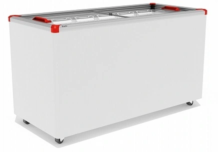 Ларь морозильный GELLAR FG 500 C красный v25