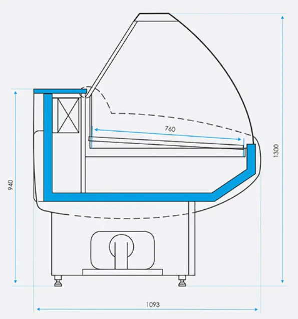 Витрина среднетемпературная Cryspi Gamma-2 1800