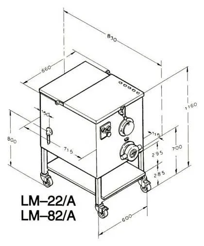 Волчок-мясорубка KT LM-82/A ч/н Волчок-мясорубка KT LM-82/A ч/н