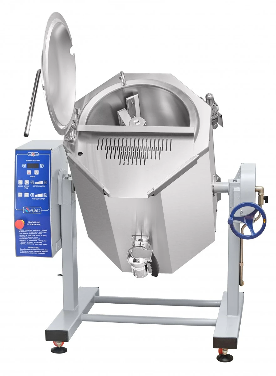 Котел пищеварочный Abat КПЭМ-60-ОМР-ВК сл.кр.