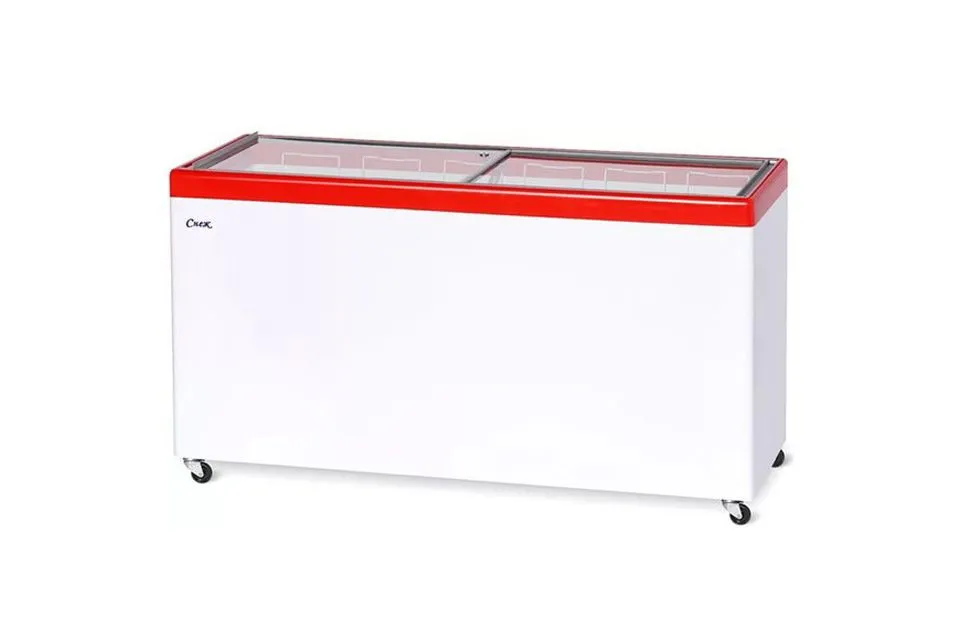Ларь морозильный Снеж МЛП 600 (красный)