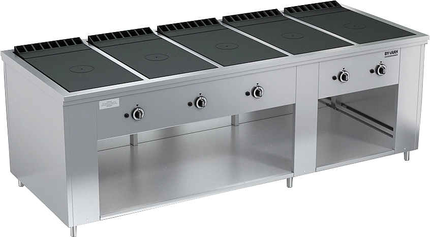 Плита Вулкан-Heidebrenner ПРГ-IIA-5C Maxi, 8253, газовая