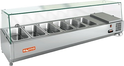 Витрина настольная HICOLD VRX 1500 1/3