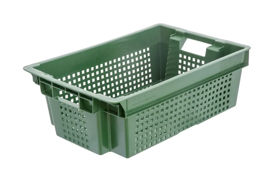 Ящик пластиковый Тара.ру Ящик 102 зеленый Ящик пластиковый Тара.ру Ящик 102 зеленый