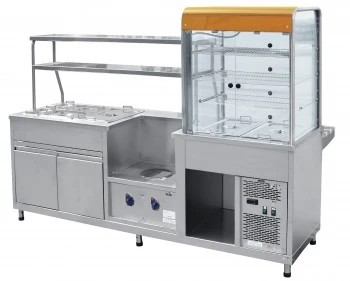 Витрина для холодных закусок Abat ПВХМ-70КМУ (кр.зол.) Витрина для холодных закусок Abat ПВХМ-70КМУ (кр.зол.)