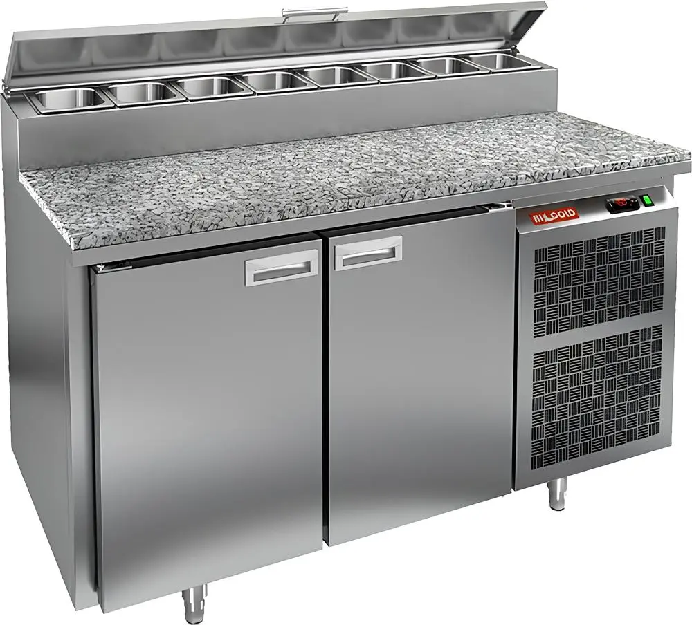 Стол охлаждаемый HICOLD PZ2-11/GN (1/6H) камень