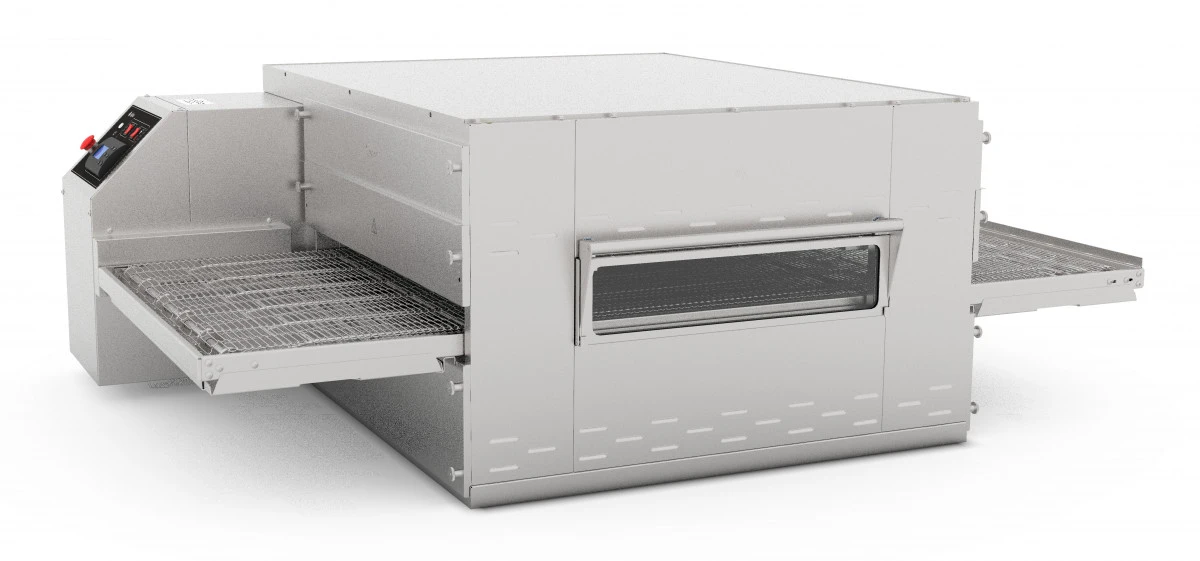 Печь для пиццы конвейерная Abat ПЭК-800 без крыши, без основания - для установки в 2 яруса с дверцей