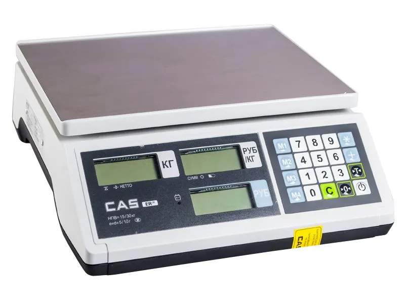 Весы торговые CAS ER-Jr-30CB