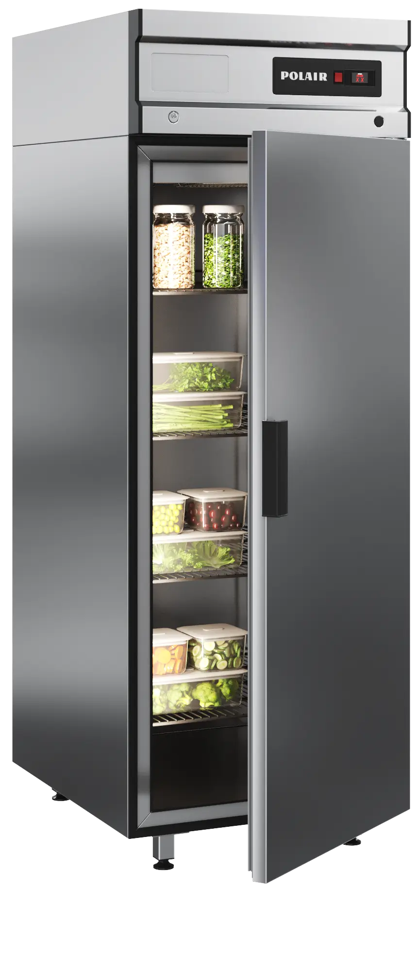 Шкаф холодильный Полаир CM105-G (ШХ-0,5) нерж.