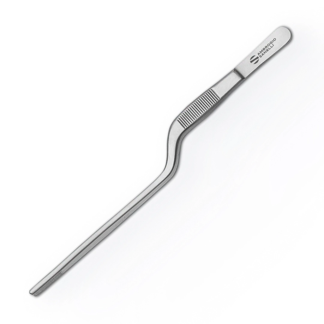 Пинцет Sanelli Ambrogio A1153020, изогнутый 200 мм