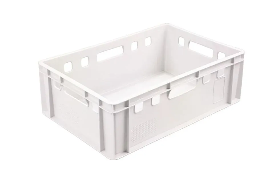 Ящик пластиковый Тара.ру Ящик 207 (Е2) белый Ящик пластиковый Тара.ру Ящик 207 (Е2) белый