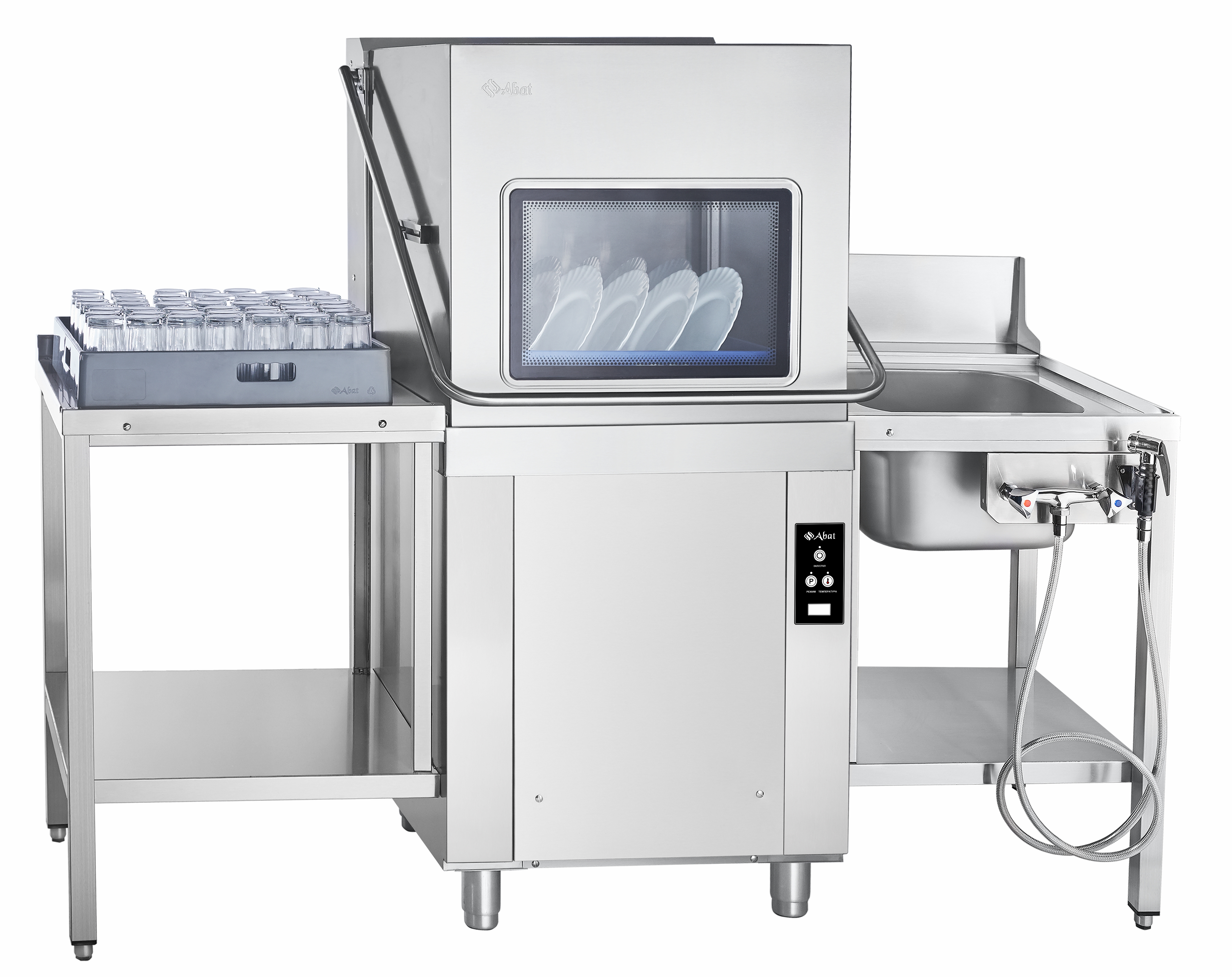 Купольная посудомоечная машина Abat МПК-1100К