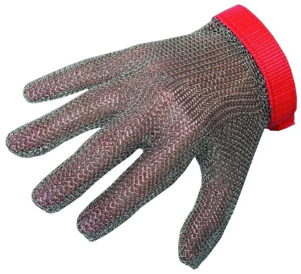Перчатка кольчужная Manulatex A1852004, размер L большой, синяя Перчатка кольчужная Manulatex A1852004, размер L большой, синяя