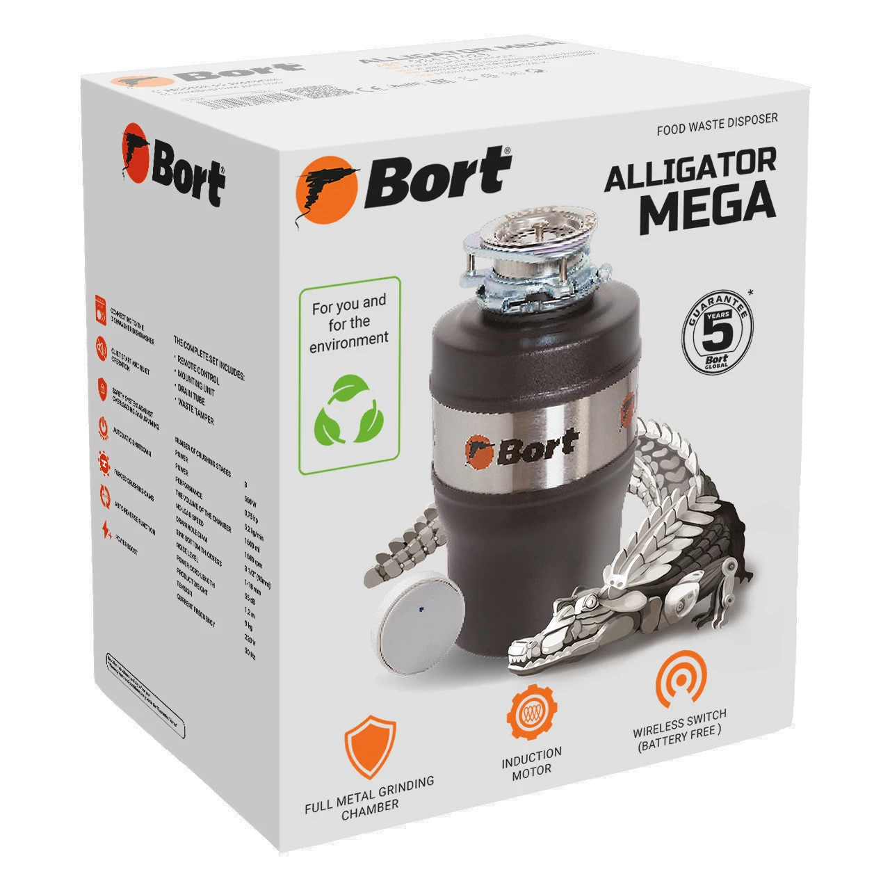 Измельчитель отходов Bort Alligator MEGA Измельчитель отходов Bort Alligator MEGA