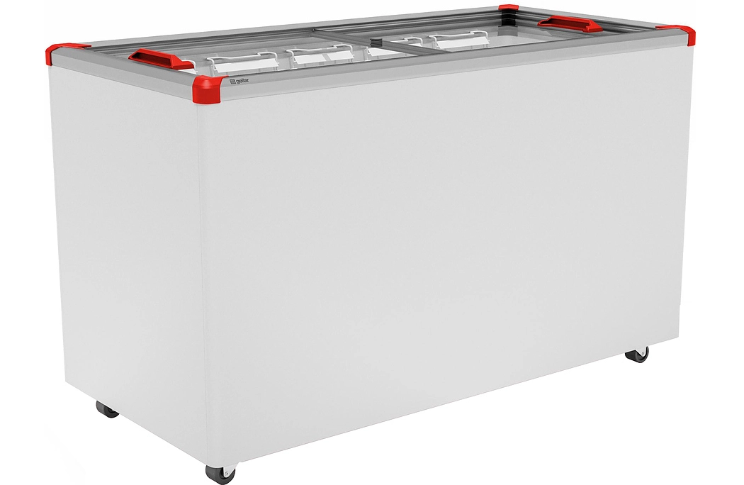 Ларь морозильный GELLAR FG 500 C красный v25