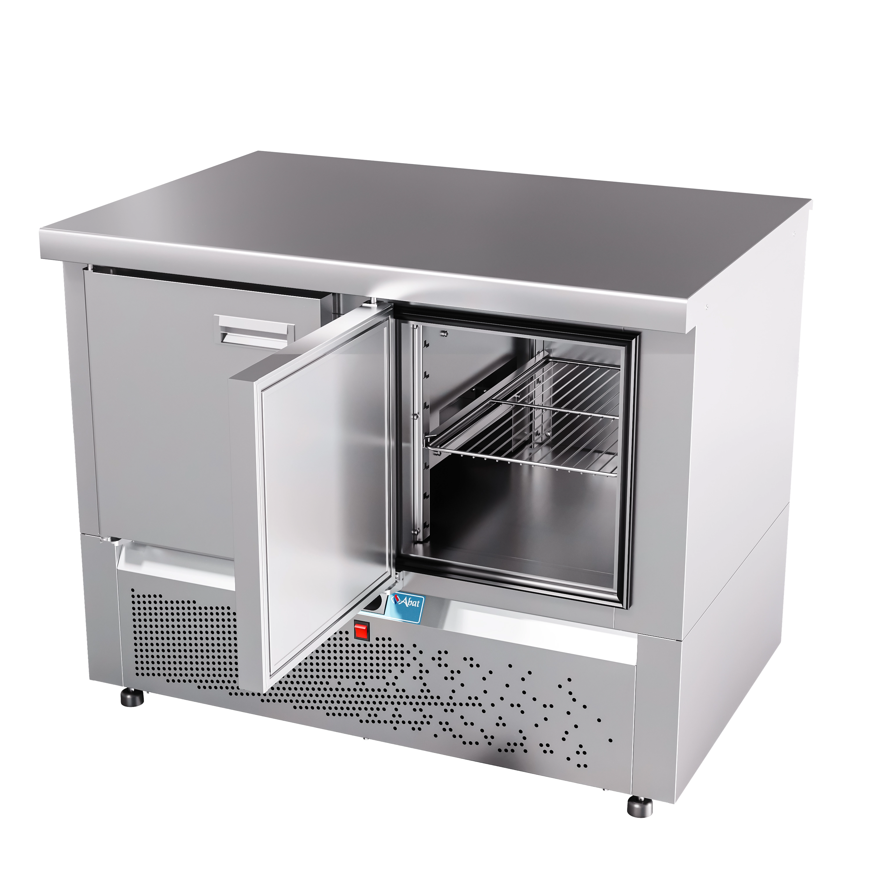 Стол холодильный Abat СХС-70Н-01 столешн. 202 без борт.(дверь-дверь) Стол холодильный Abat СХС-70Н-01 столешн. 202 без борт.(дверь-дверь)
