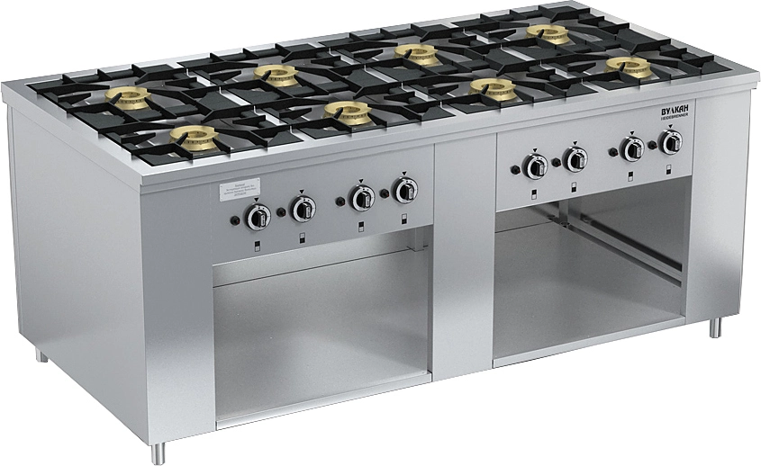 Плита Вулкан-Heidebrenner ПРГ-IIA-8 Maxi, 8241, газовая