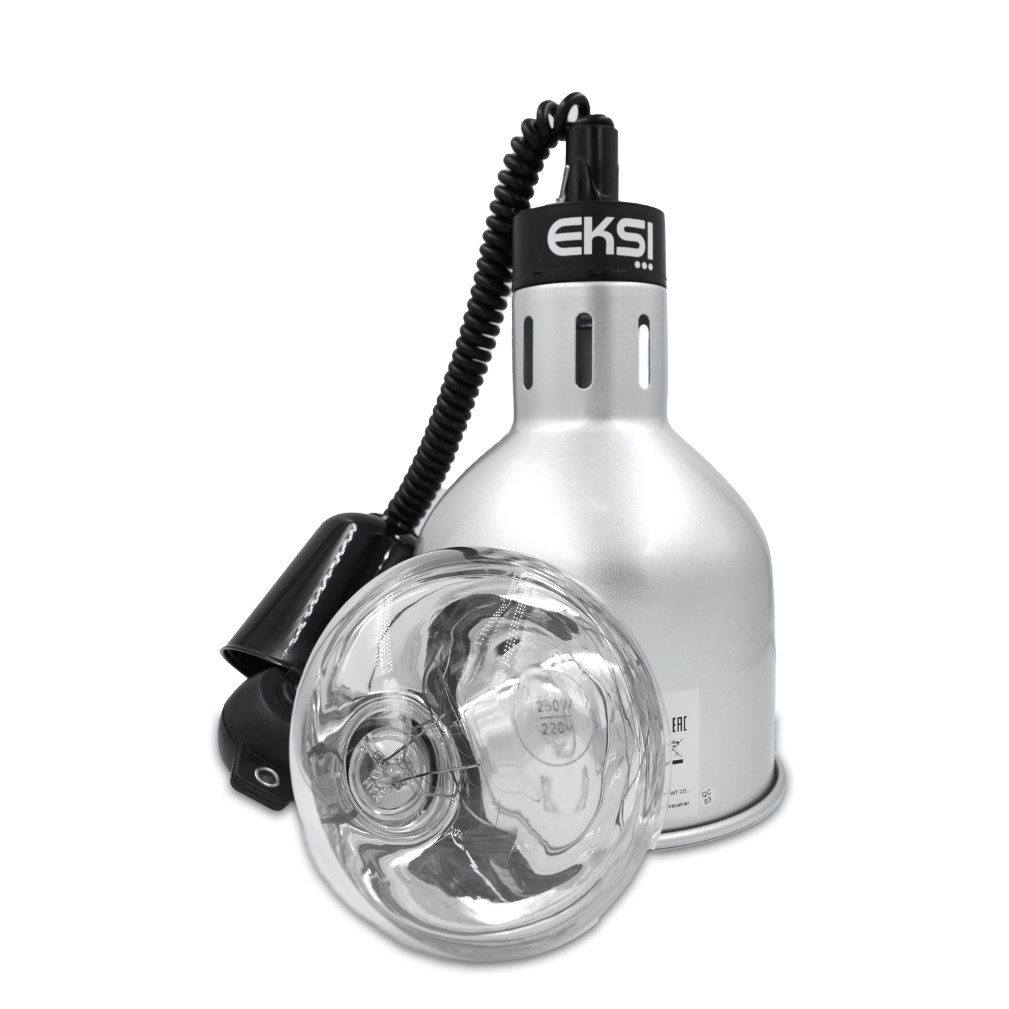 Лампа для подогрева EKSI EL-700-R Silver new