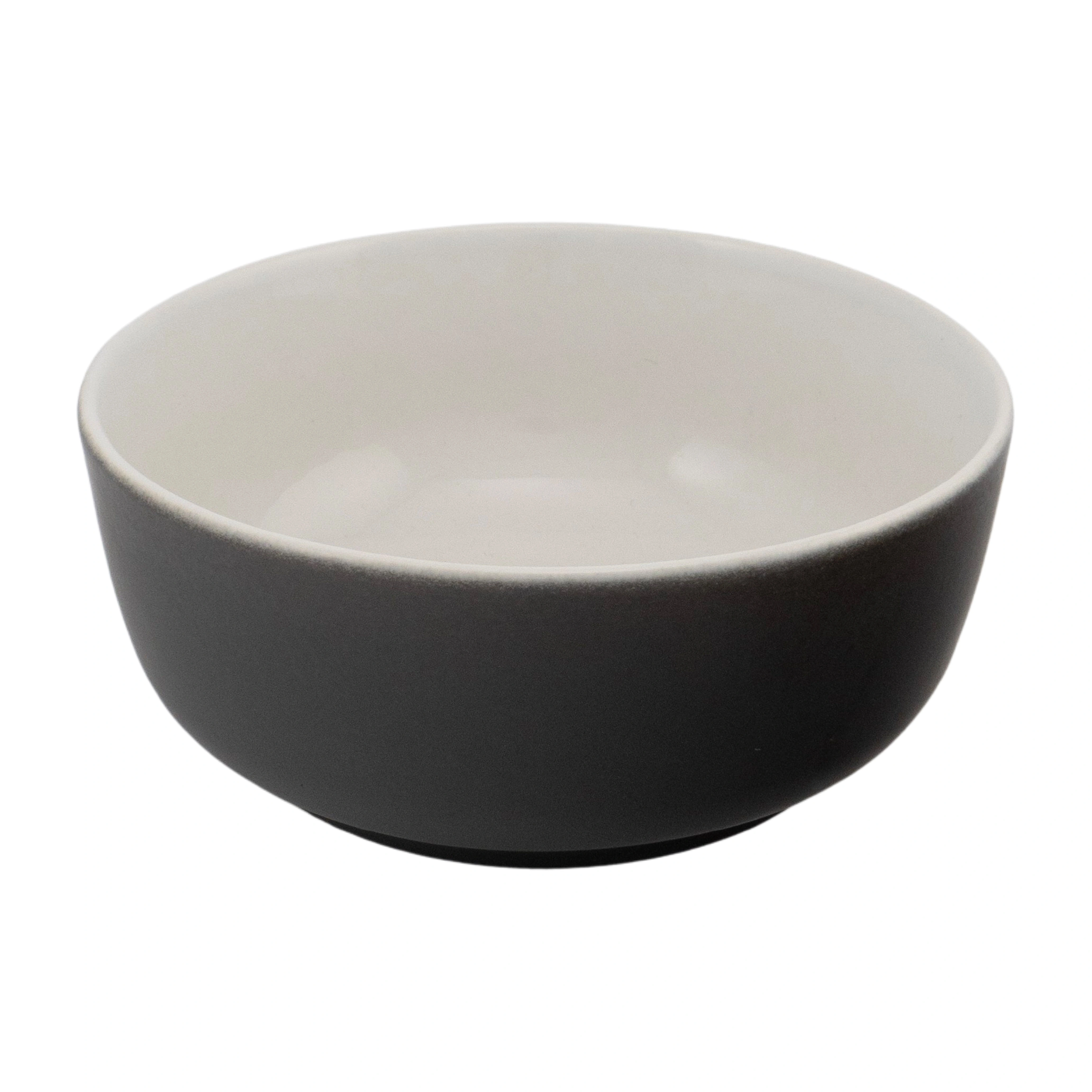 Салатник Kutahya CRT15KK855A11, D=15см, H=6,05см, 600мл  CREAM/BLACK