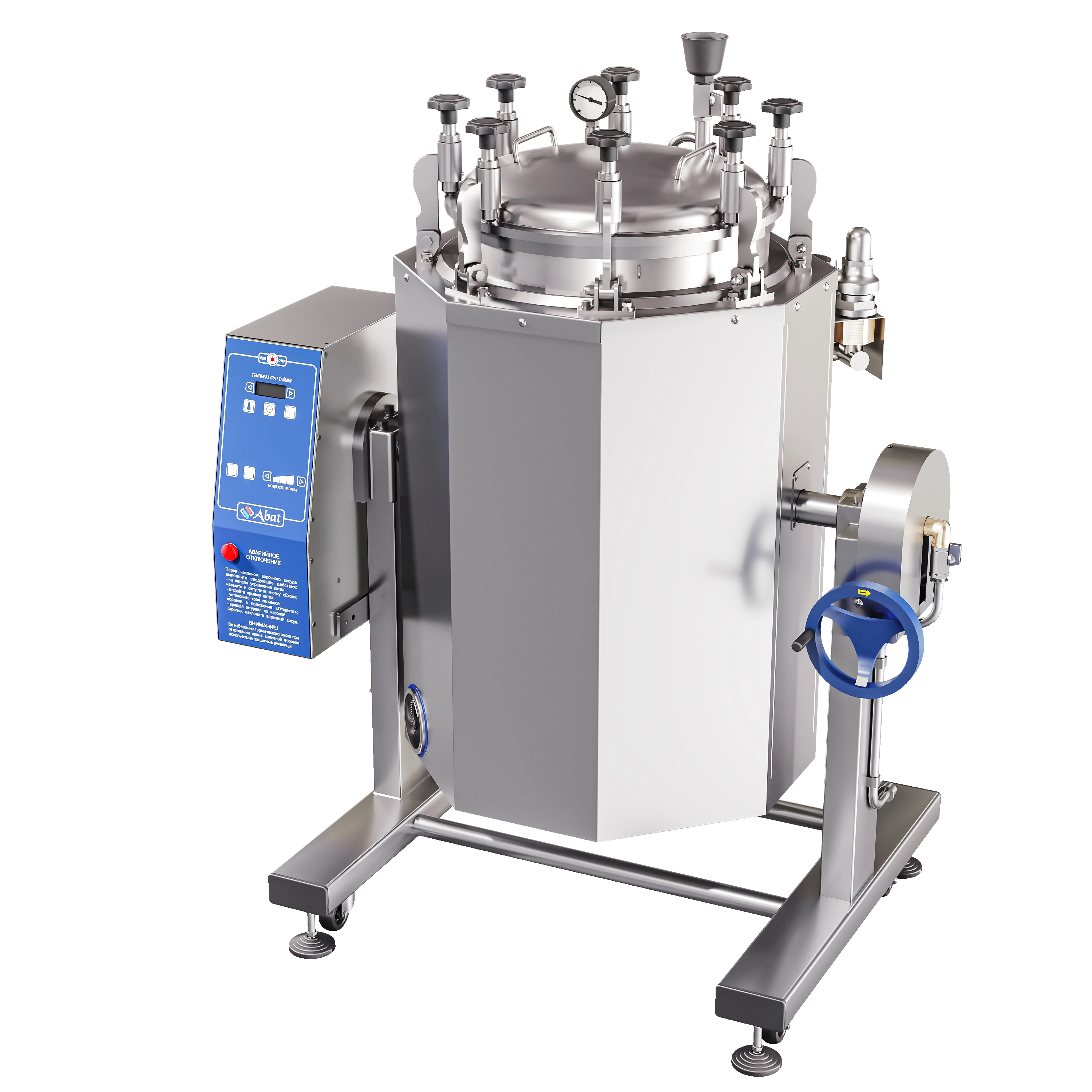 Котел пищеварочный Abat КПЭМ-60А (автоклав)