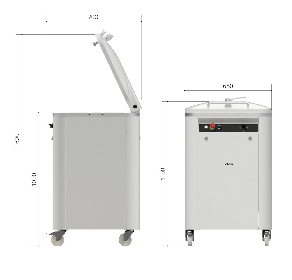 Тестоделитель Vitella SQ M 20 Waico