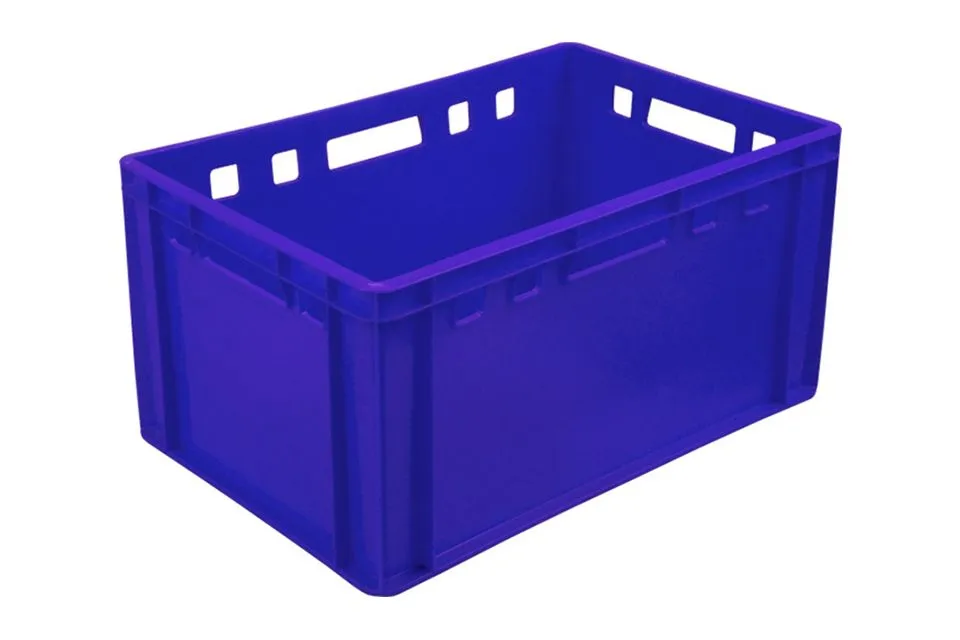 Ящик пластиковый Тара.ру Ящик 210 (Е3) синий Ящик пластиковый Тара.ру Ящик 210 (Е3) синий