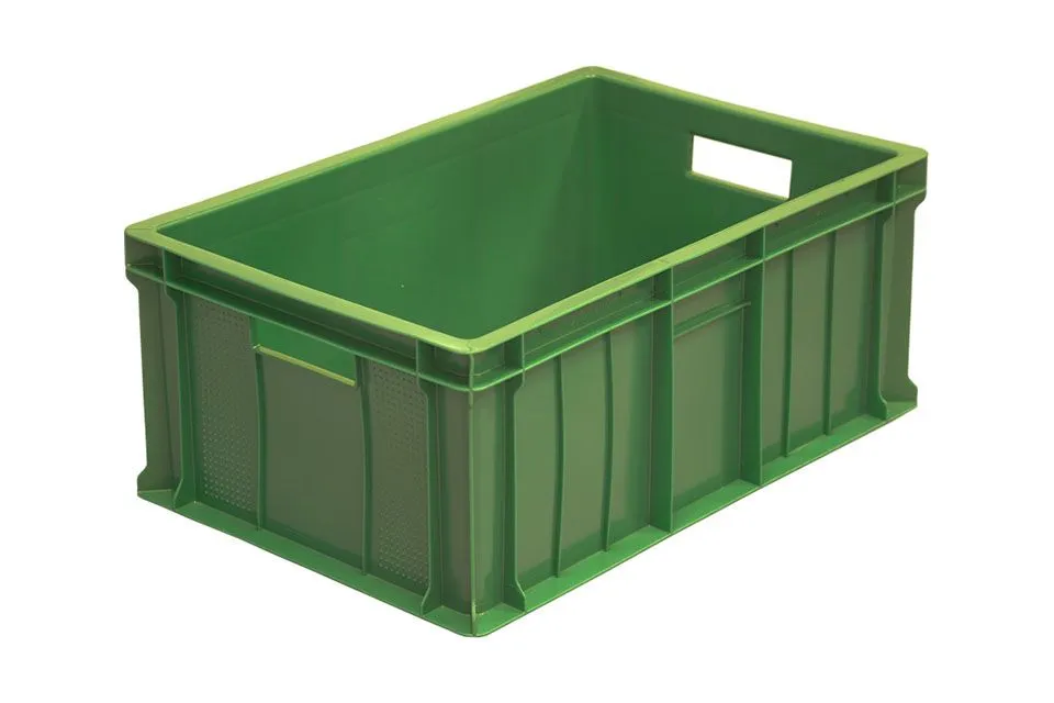 Ящик пластиковый Тара.ру Ящик 204 зелёный
