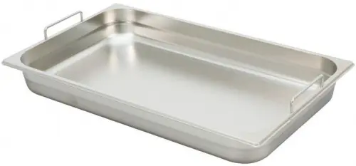 Гастроёмкость из нержавеющей стали Abat GN 1/1-40 (с ручками без крышки)