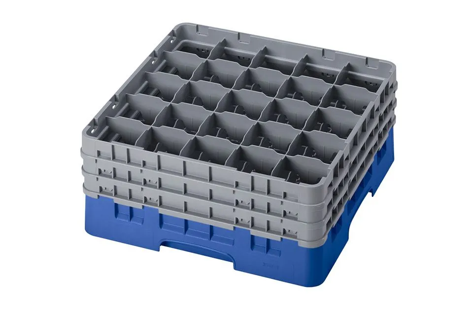 Кассета для бокалов Cambro 25S738 гол./сер.