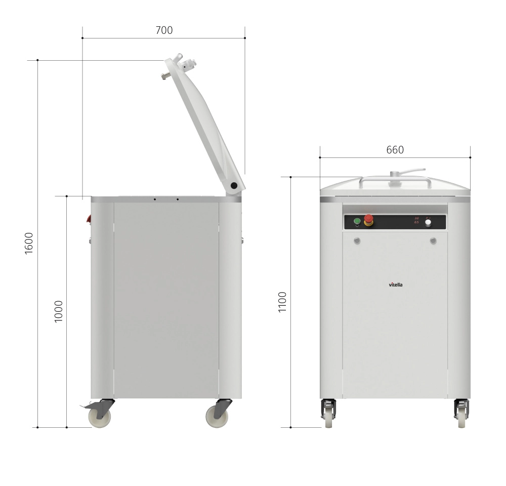 Тестоделитель Vitella SQ A 48 Waico