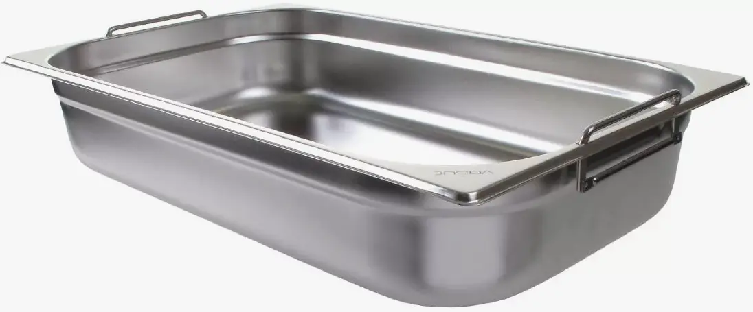 Гастроёмкость из нержавеющей стали Abat GN 1/1-40 (с ручками без крышки) Гастроёмкость из нержавеющей стали Abat GN 1/1-40 (с ручками без крышки)