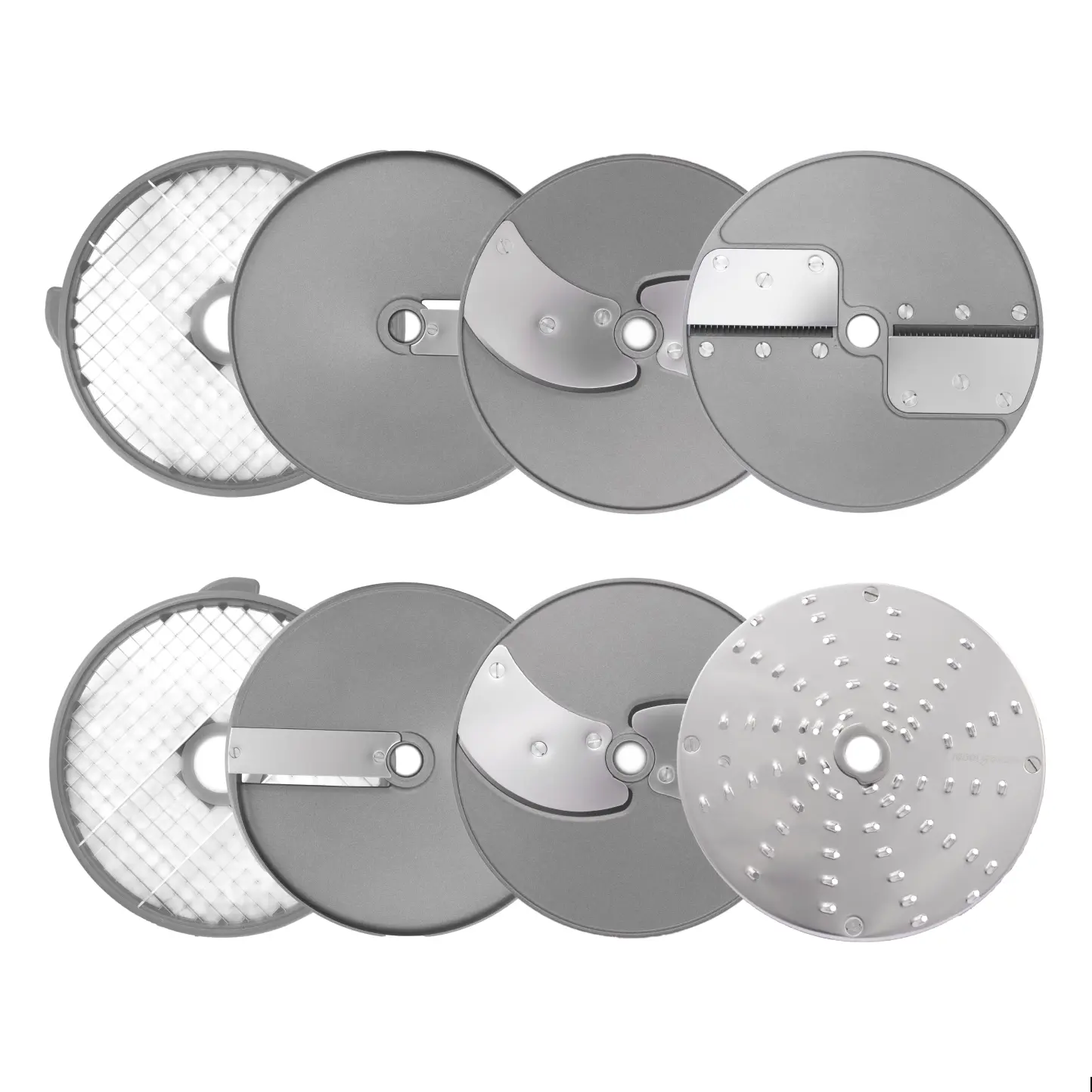 Набор из 8 дисков для овощерезок Robot Coupe (1933W) Набор из 8 дисков для овощерезок Robot Coupe (1933W)